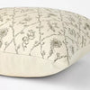 Oversized Woven Harvest Square Throw Pillow Cream/Dark Brown