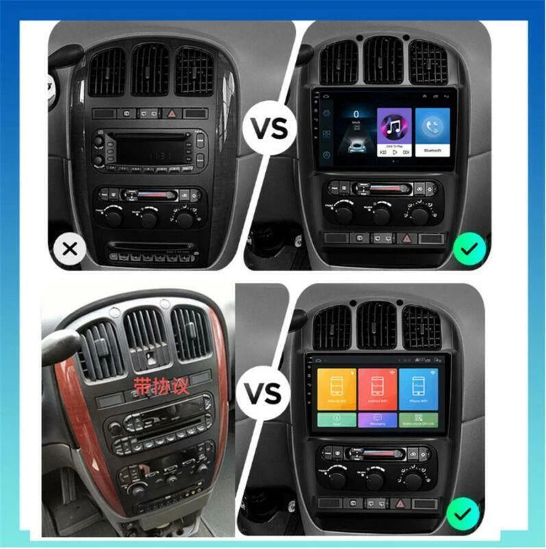 For Dodge Caravan Stereo Radio GPS NAVI