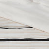 5pc King Modern Stripe Comforter Set Off-White