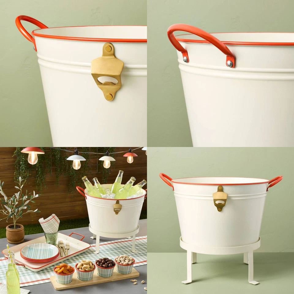 Beverage Tub Stand Cream