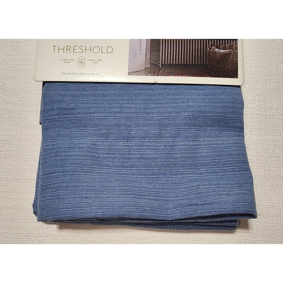 Light Filtering Curtain Set Blue Farrah