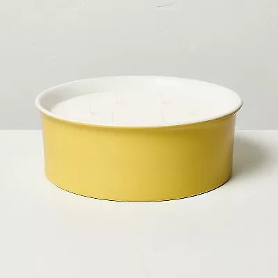6-Wick Two-Tone Ceramic Golden Hour Jar Candle Yellow/Cream, final cut