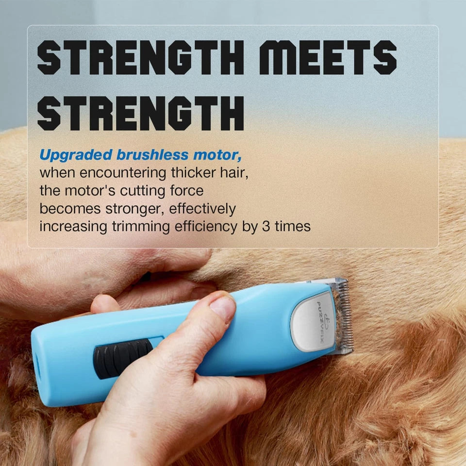 Professional Dog Clippers for Grooming - 2 Speed Pet Grooming Kit