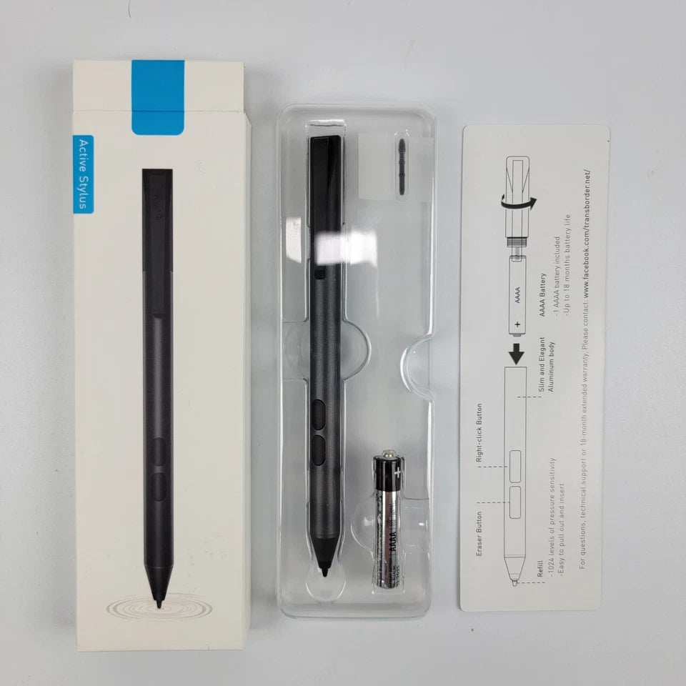 Tesha Active Stylus Black Surface Pro HP Asus