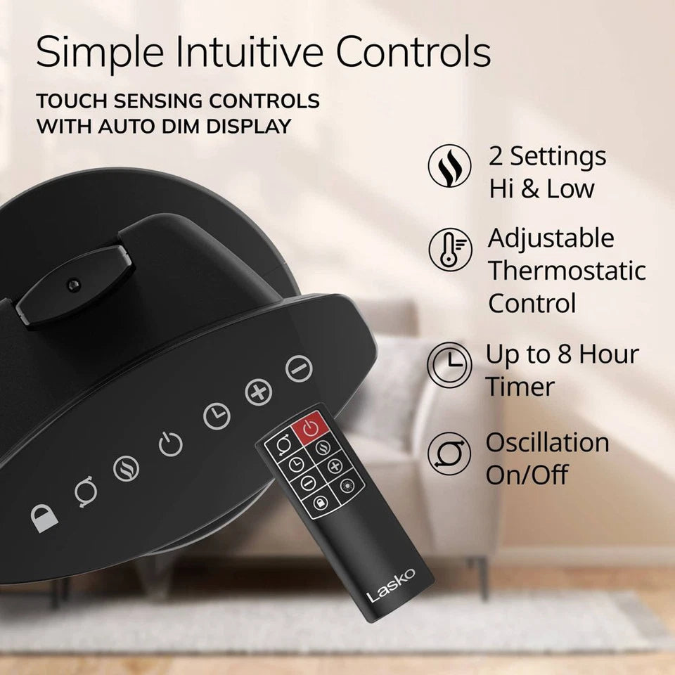 Ceramic Pedestal Heater with Remote Control