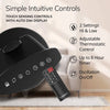 Ceramic Pedestal Heater with Remote Control