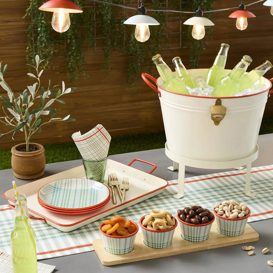 Beverage Tub Stand Cream