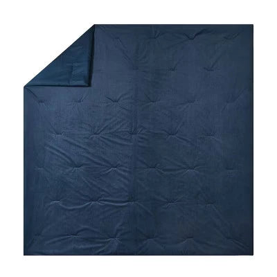 Teen Twin/Twin XL Corduroy Comforter Set Blue
