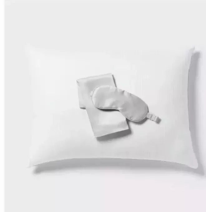 3pc Pillow , Mask , & Satin Pillowcase Gift Set
