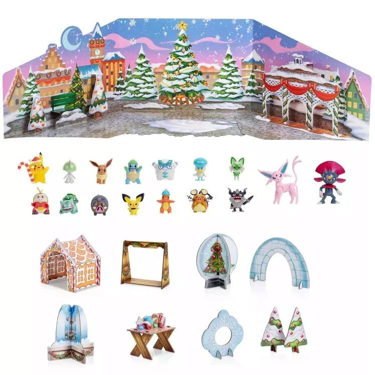 2024 DELUXE Holiday Advent Calendar [16 Figures & 8 Accessories]