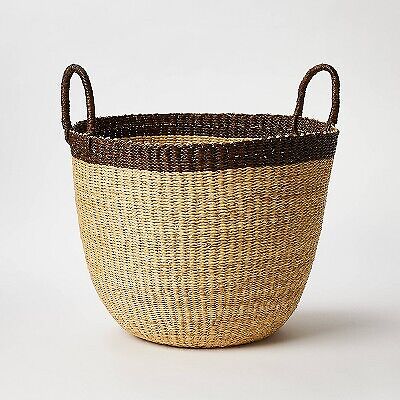 Round Elephant Grass Basket, Studio McGee