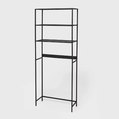 Over The Toilet Storage Brushed Nickel Metal