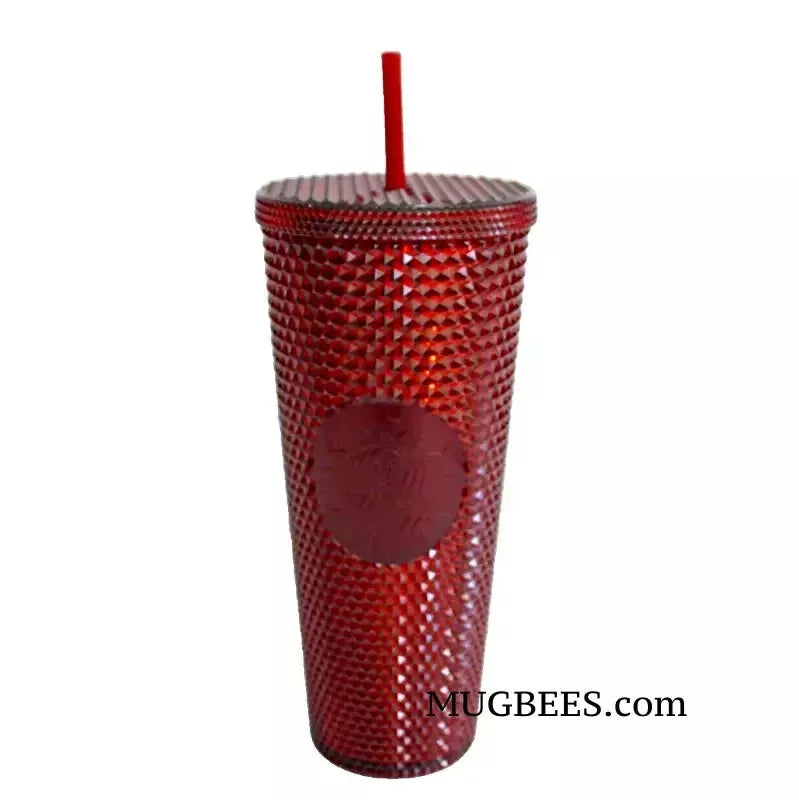 Starbucks Stanford University Red Studded Cold Cup Tumbler Venti