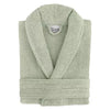 S/M Turkish Cotton Unisex Terry Cloth Bathrobe Sage Green