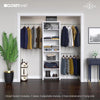 Impressions Standard White Wood Closet System