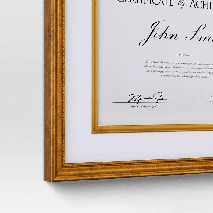 Matted Certificate Frame - Set of 4