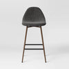 Copley Upholstered Counter Stool Dark Gray