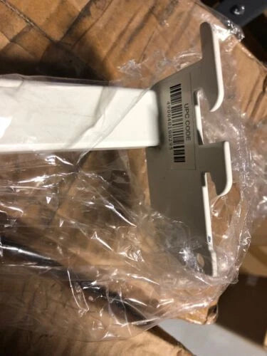 Straight Crossbar w/ Welded Brackets-Pure White (Box of 10)