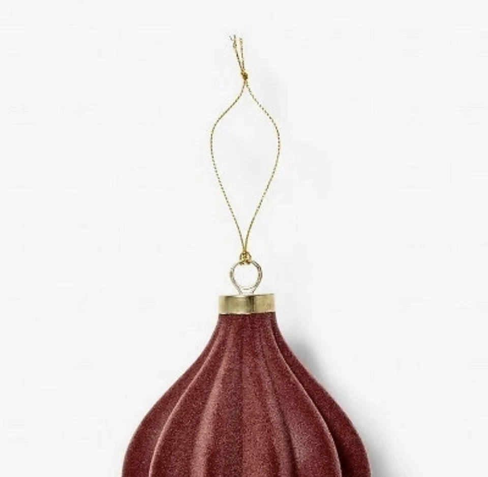 Set of 11 Velvet Decorative Ornaments Christmas final cut