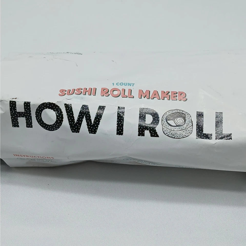 How I Roll Sushi Roll Maker Novelty Kitchen Gadget Tool Black, final cut