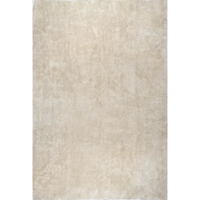 Loni Solid Machine Washable Shag Area Rug 8'x10'