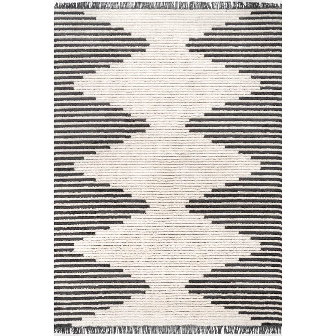 Morgan Contemporary Shag Fringe Area Rug, 3x5
