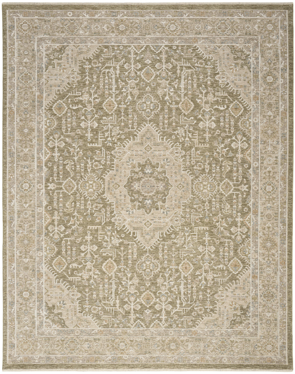 Home Retreat Ret02 Green Area Rug 9'6" x 13'2"