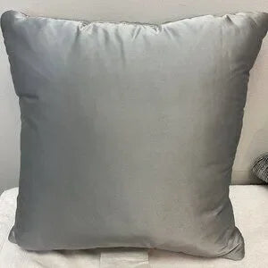 1-Piece Decorative Pillows Silver Pleated