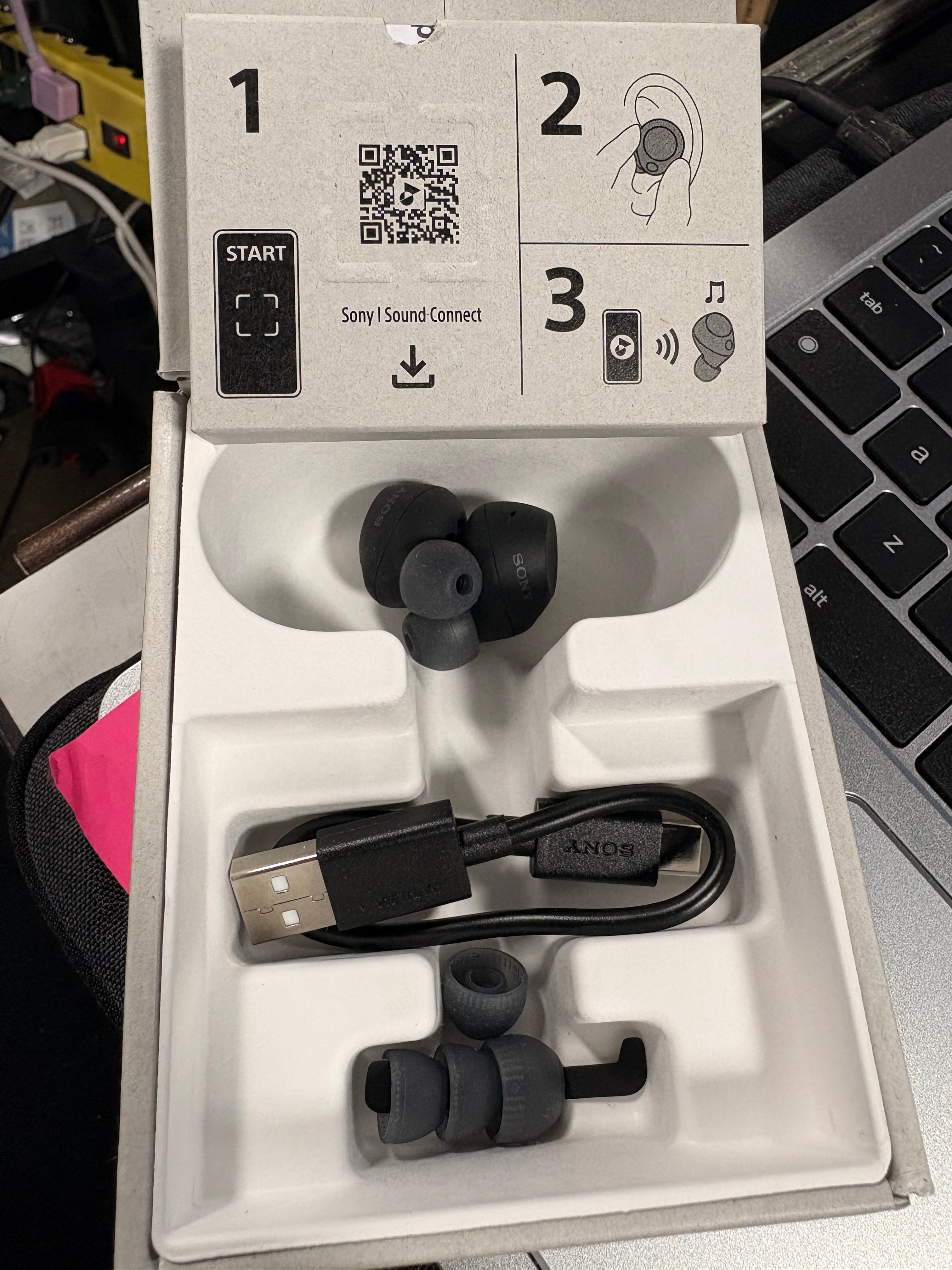 Sony True Wireless Noise Cancelling Bluetooth In-Ear Headphones ...