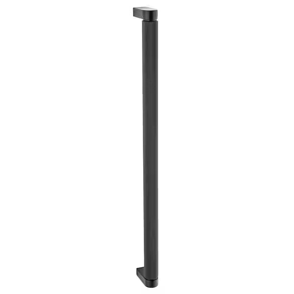 Kent Knurled Industrial Matte Black Appliance Pull