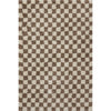 Adelaide Mid-Century Checkered Shag Area Rug 6'7