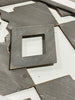 3 Piece Gray Two-tone Geometric Wood Wall Décor Set