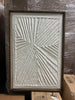 White Handmade Paper Textured Wall Art