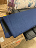 Blue Metal Frame King Size Button Tufted Nailhead Upholstered Platform Bed with 4 Large Drawers