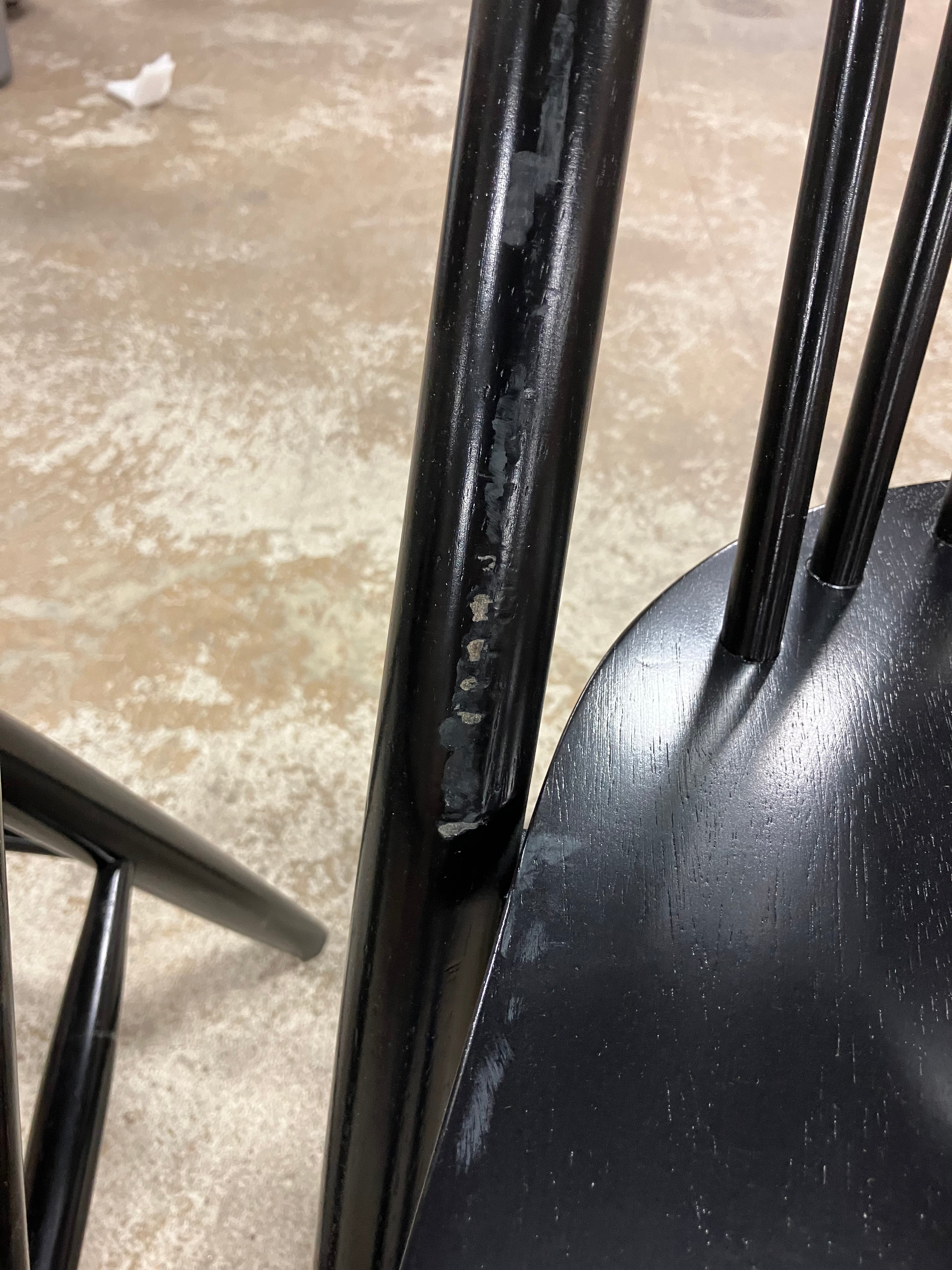 Dining Wren Black Spindle Dining Chair (Set of 2) - Black