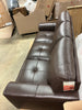 Bergen Genuine Leather Square Arm Sofa - Armen Living