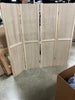 4-Panel Pegboard Display Folding Privacy Screen Craft Display