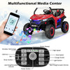 12V 2-Seater Kids Ride on UTV with Slow Start Function and Music Player