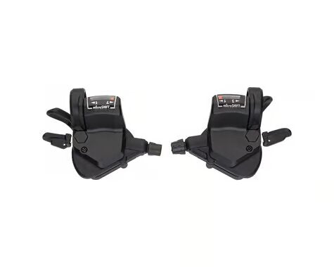 MICROSHIFT MEZZO THUMB-TAP TRIGGER SHIFTERS (BLACK) (PAIR)(SHIMANO COMPATIBLE)