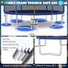 Outdoor Trampoline Bounce Combo with Safety Closure Net Ladder 2-BOXES