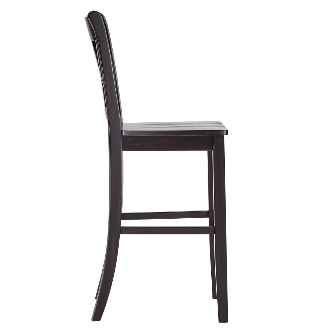 X-Back Bar Height Chairs (Set of 2) - Antique Black Finish