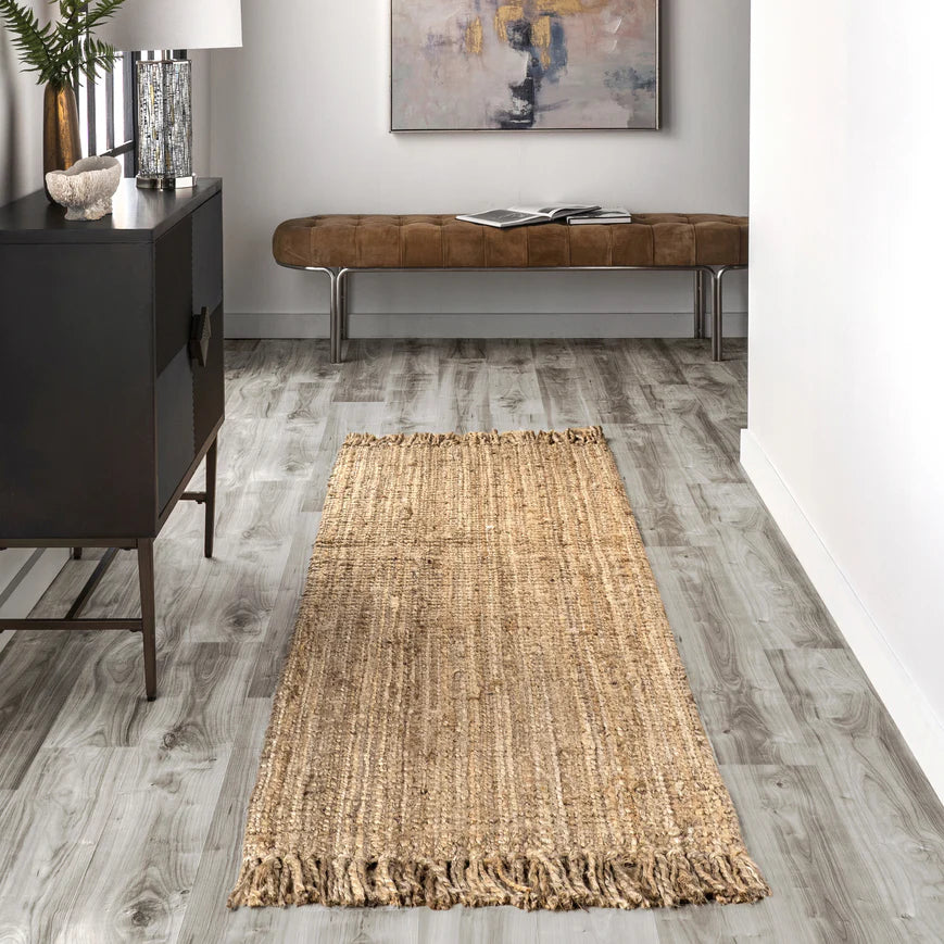 Daniela Farmhouse Chunky Jute Area Rug 2'6"x6'