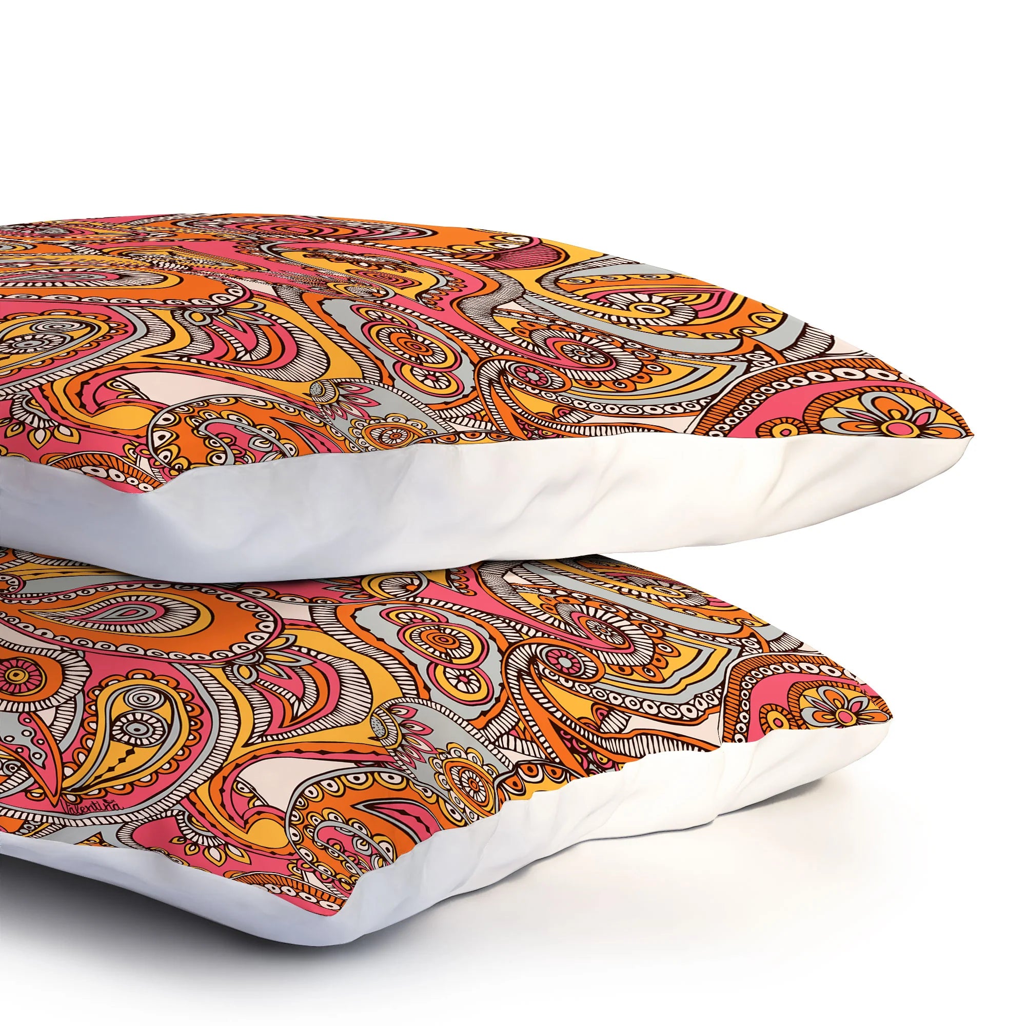 Pillow Sham Spring Paisley - Single