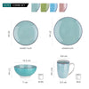 vancasso Natsuki Porcelain Dinnerware Set - Macaron - 16 Piece