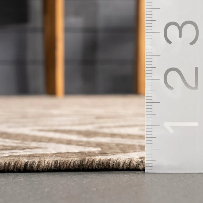 Macklin Herringbone Indoor/Outdoor Area Rug 6'3"x9'2"