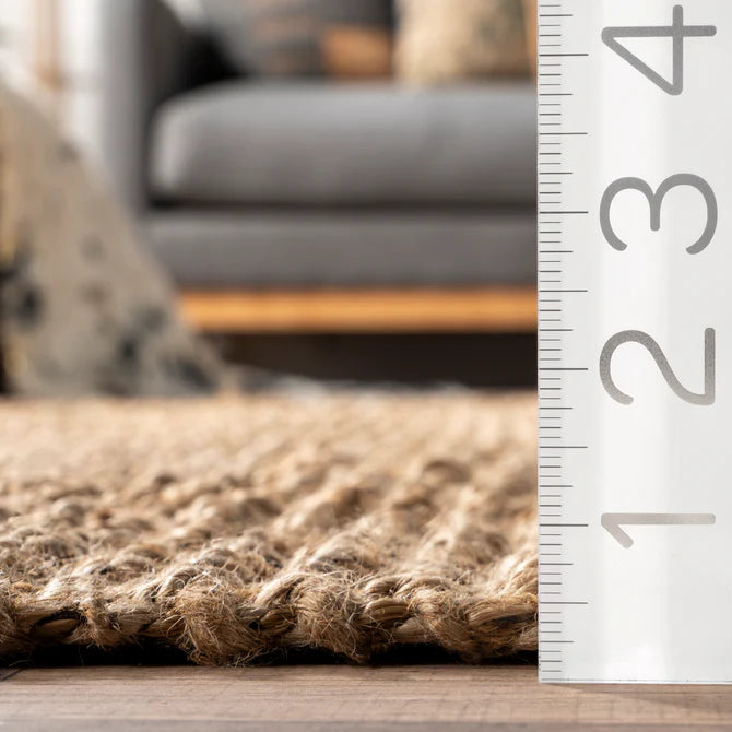 Daniela Farmhouse Chunky Jute Area Rug 2'x3'