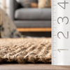 Daniela Farmhouse Chunky Jute Area Rug 2'x3'