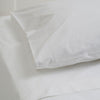 Cotton Percale Pillowcase (Pair) White Hemstitch King