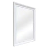 Classic Rectangle Frame Vanity Mirror in White