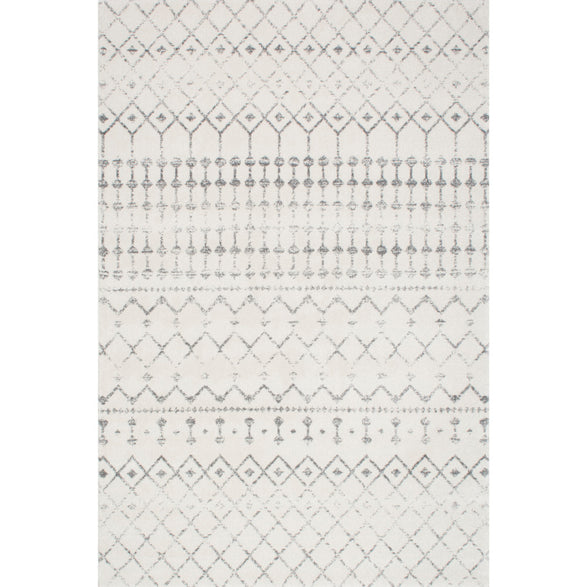 Blythe Modern Moroccan Trellis Gray Area Rug